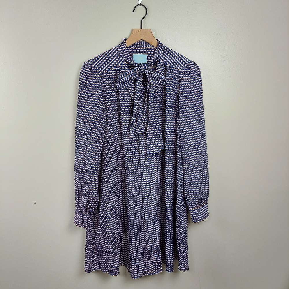 CeCe by Cynthia Steffe Aleah Tie Neck Shift Dress